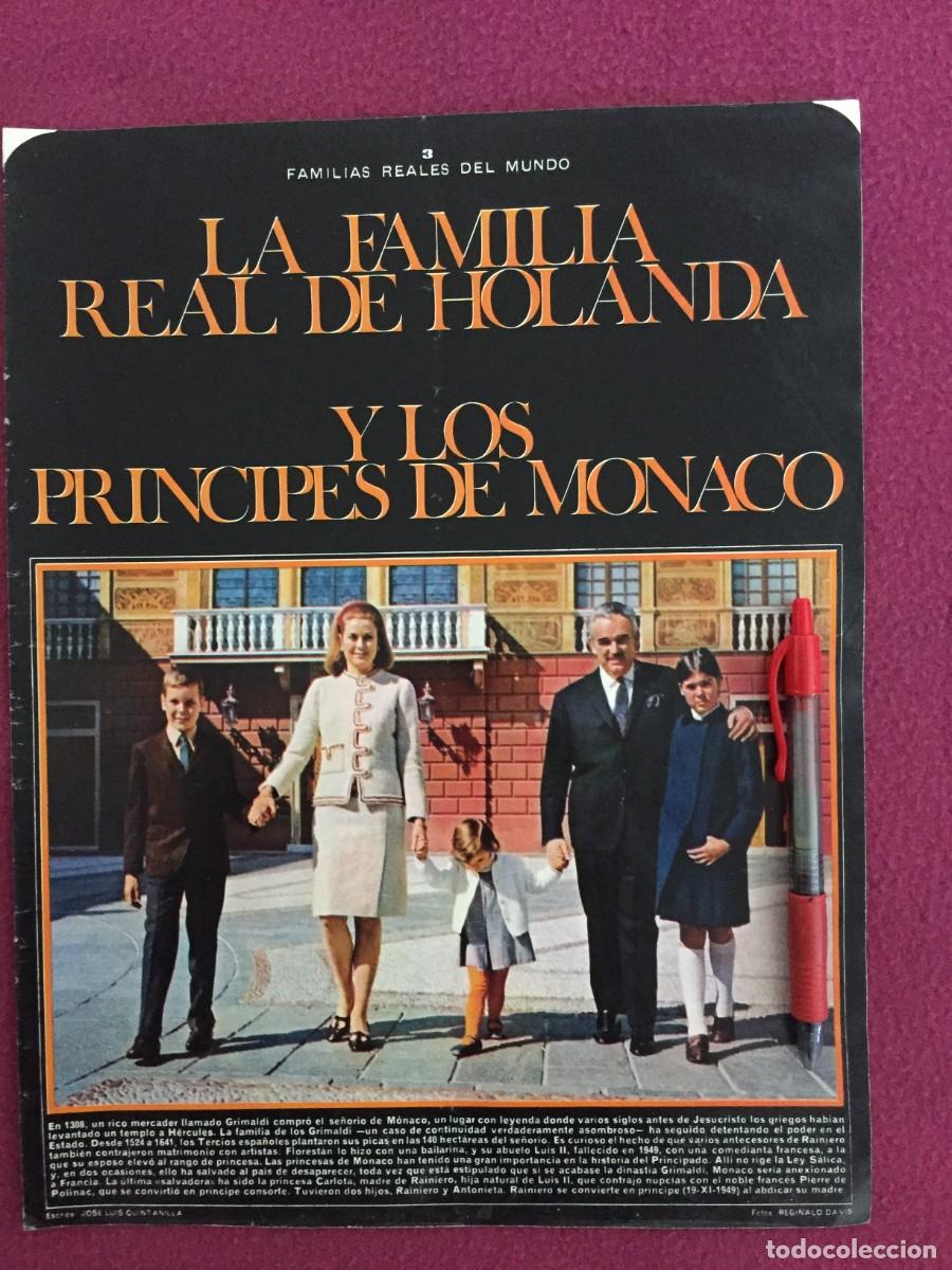 Coleccionismo de Revistas y Peri&oacute;dicos: FASCICULO N&ordm;3 FAMILIA REAL HOLANDESA Y DE MONACO -REVISTA ACTUALIDAD ESPA&Ntilde;OLA 1969 DUTCH ROYAL