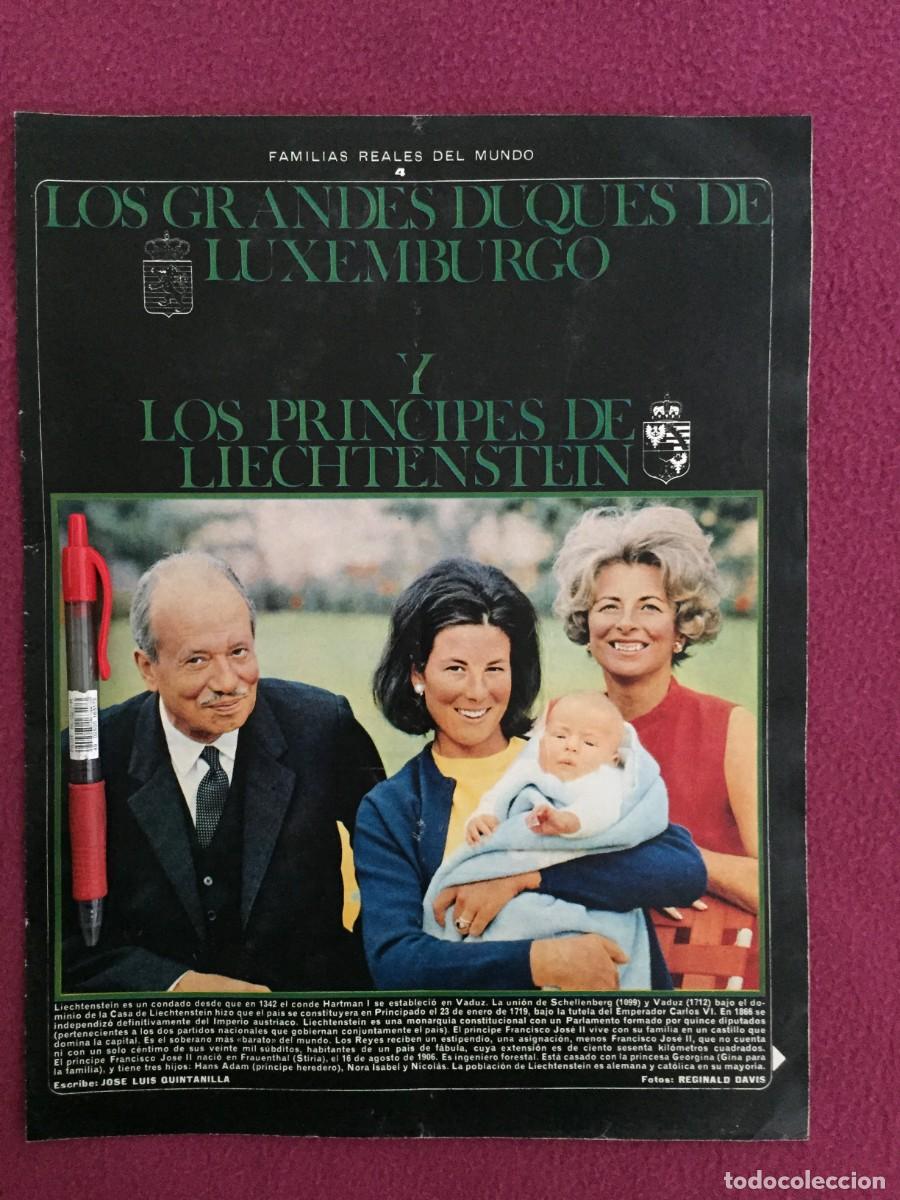 Coleccionismo de Revistas y Peri&oacute;dicos: FASCICULO N&ordm;4 DUQUES LUXEMBURGO Y PRINCIPES DE LIECHTENSTEIN REVISTA ACTUALIDAD ESPA&Ntilde;OLA 1969 ROYAL