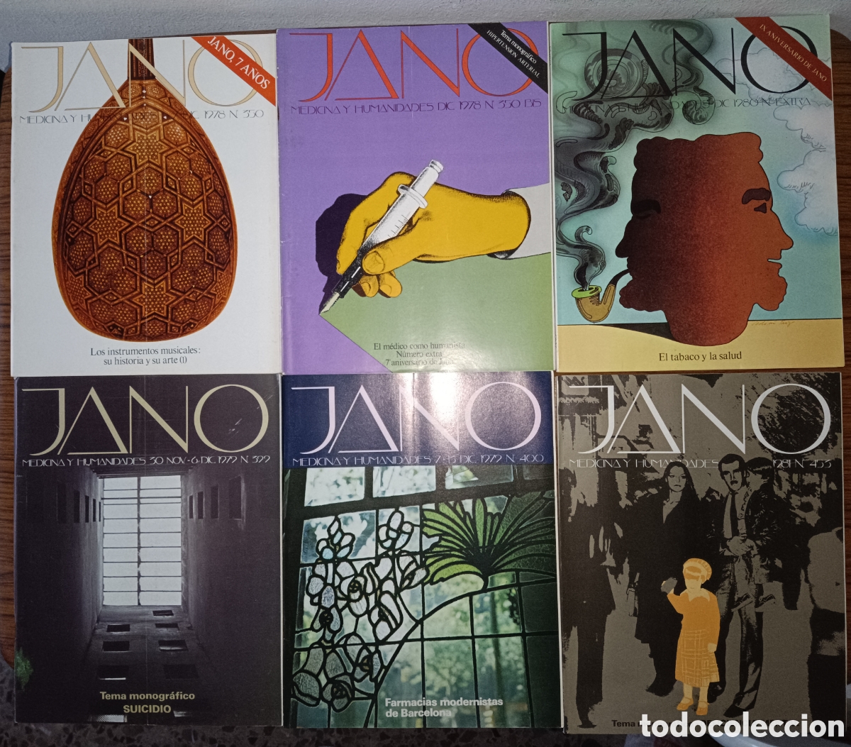 Coleccionismo de Revistas y Peri&oacute;dicos: Lote 6 revistas &rdquo;Jano&rdquo; 1978&ndash;1981 n&uacute;meros especiales