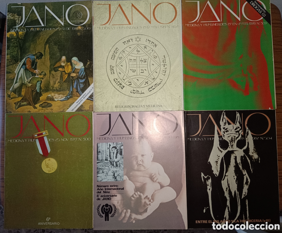 Coleccionismo de Revistas y Peri&oacute;dicos: Lote 6 revistas &rdquo;Jano&rdquo; 1977&ndash;1982&ndash; medicina y humanidades n&uacute;meros especiales