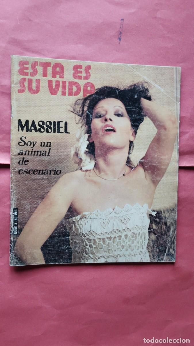 Coleccionismo de Revistas y Peri&oacute;dicos: MASSIEL.-ESTA ES SU VIDA.-REVISTA.-A&Ntilde;O 1976.