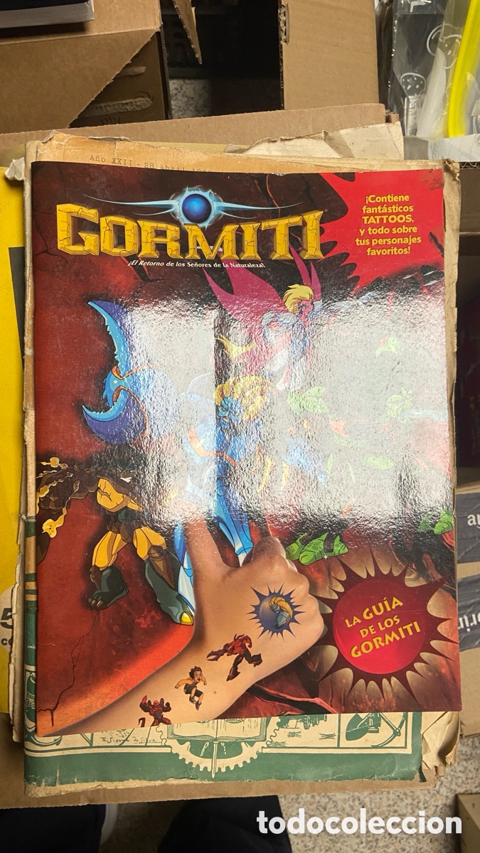 Coleccionismo de Revistas y Peri&oacute;dicos: Gormiti &ndash; Gu&iacute;a oficial + tatuajes (coleccionismo 2000s)