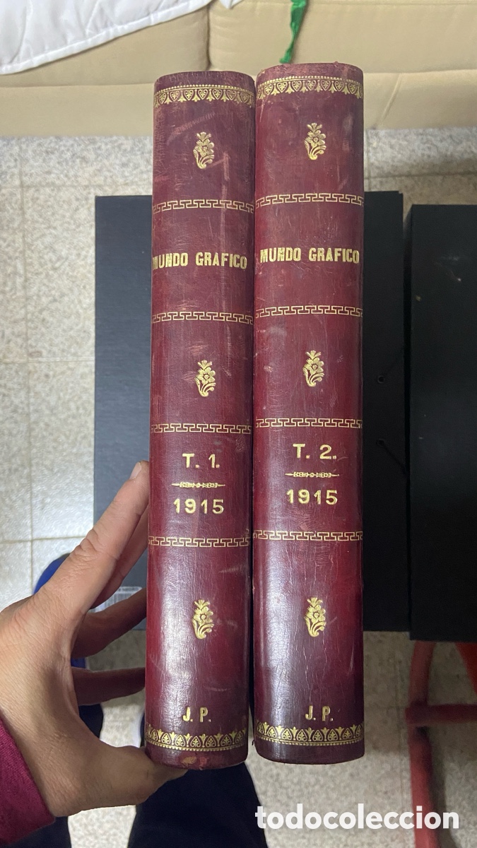 Coleccionismo de Revistas y Peri&oacute;dicos: MUNDO GR&Aacute;FICO 1915. A&Ntilde;O COMPLETO EN DOS TOMOS. 51 N&Uacute;MEROS DE ESTA REVISTA SEMANAL, POPULAR Y MUY..