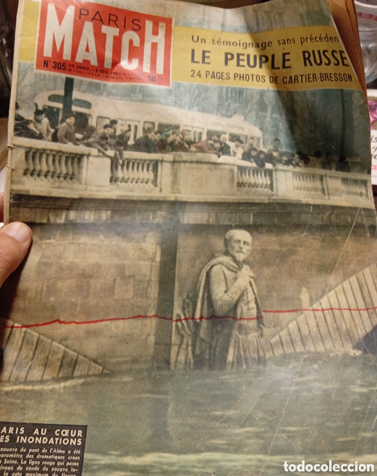 Coleccionismo de Revistas y Peri&oacute;dicos: Paris Match vieja revista