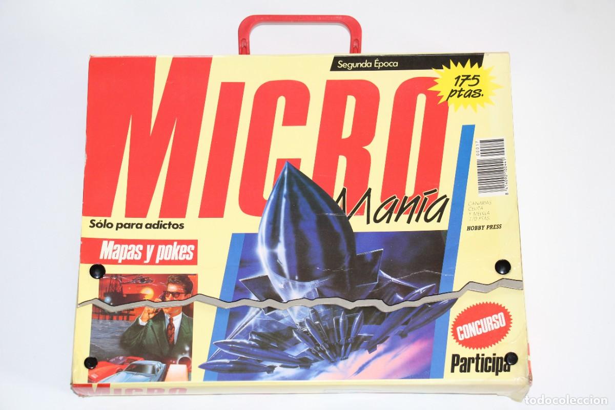 Coleccionismo de Revistas y Peri&oacute;dicos: HOBBY PRESS MICRO MANIA SEGUNDA EPOCA MALETIN OFICIAL CON 9 REVISTAS