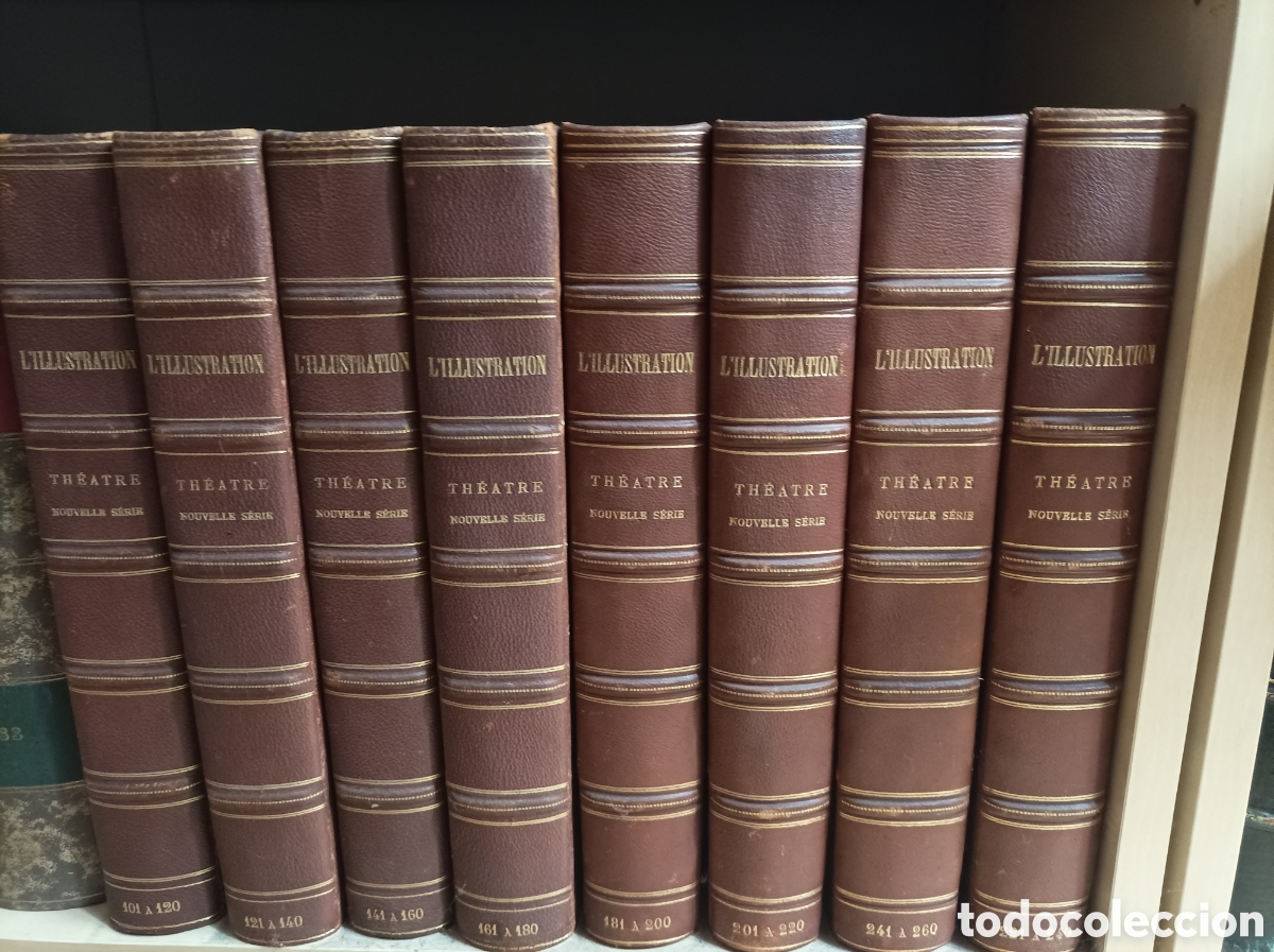 Coleccionismo de Revistas y Peri&oacute;dicos: Petite Illustration Th&eacute;&acirc;tre n&uacute;ms. 101-260 (160 n&uacute;ms.) (1923-1030) 8 vols. enc. con portadas