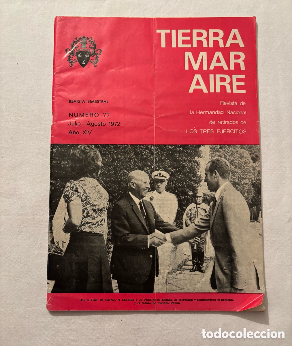 Coleccionismo de Revistas y Peri&oacute;dicos: Revista Tierra Mar y Aire 77 Julio Agosto 1972