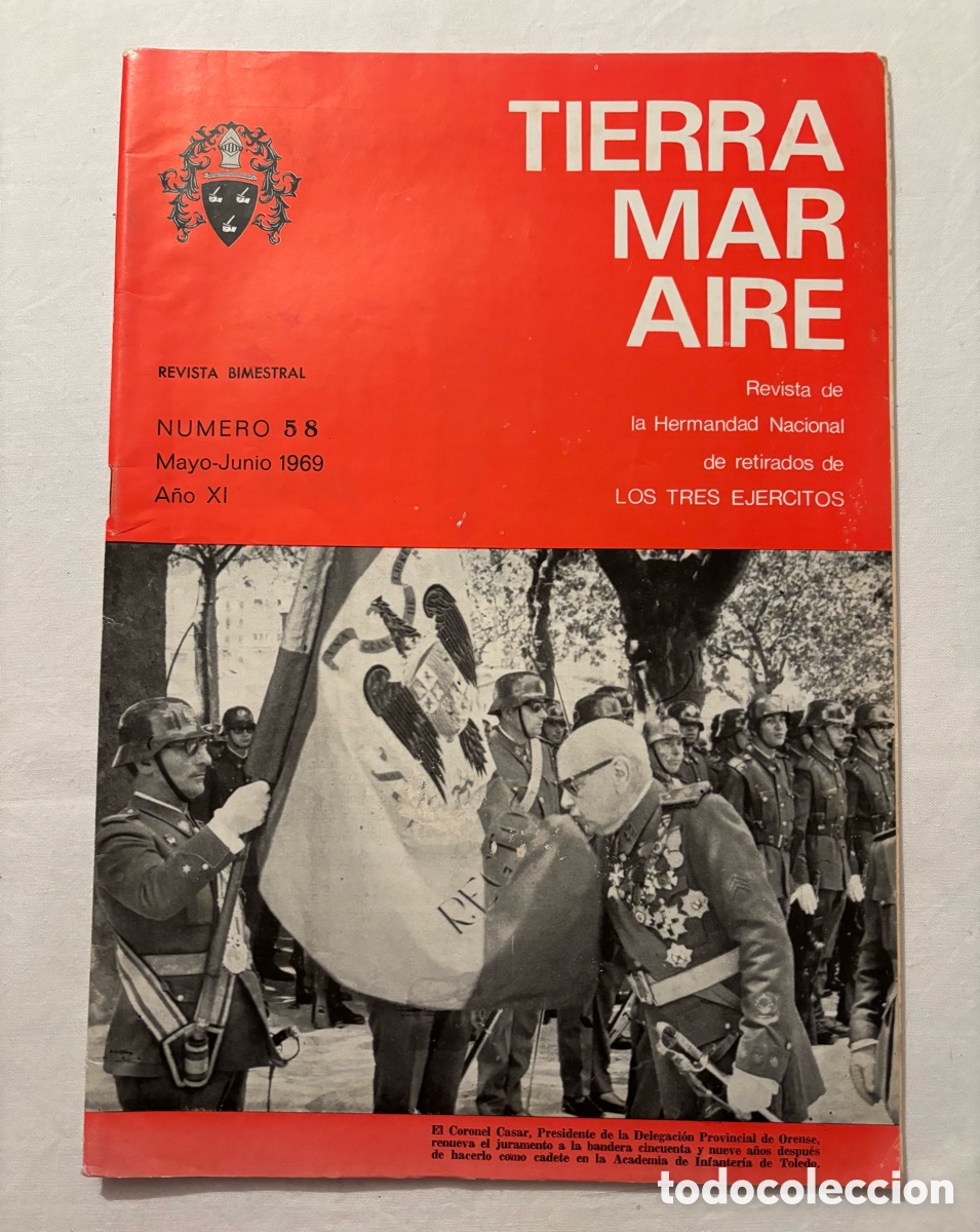 Coleccionismo de Revistas y Peri&oacute;dicos: Revista Tierra Mar y Aire 58 Mayo Junio 1969