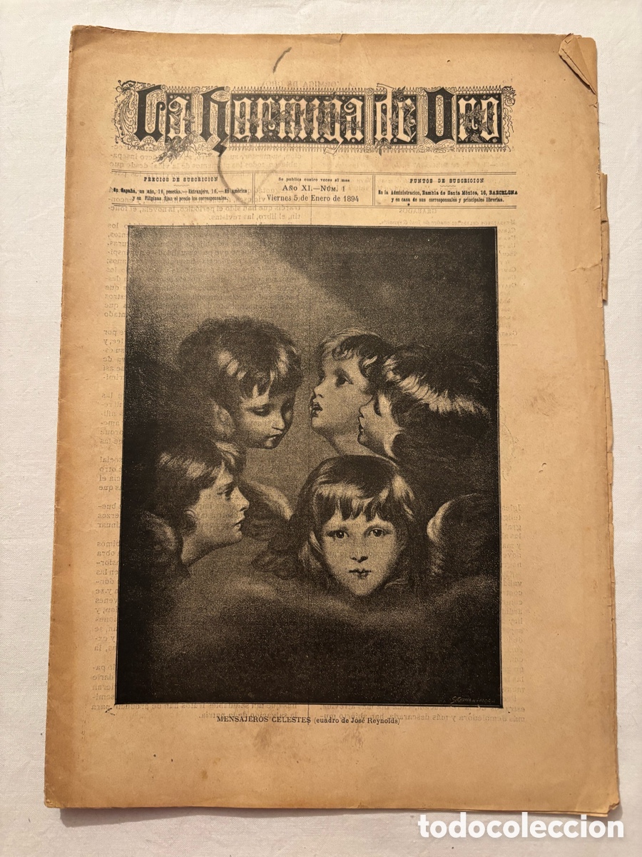 Coleccionismo de Revistas y Peri&oacute;dicos: La Hormiga de Oro N&uacute;m. 1 - 5 Enero 1894