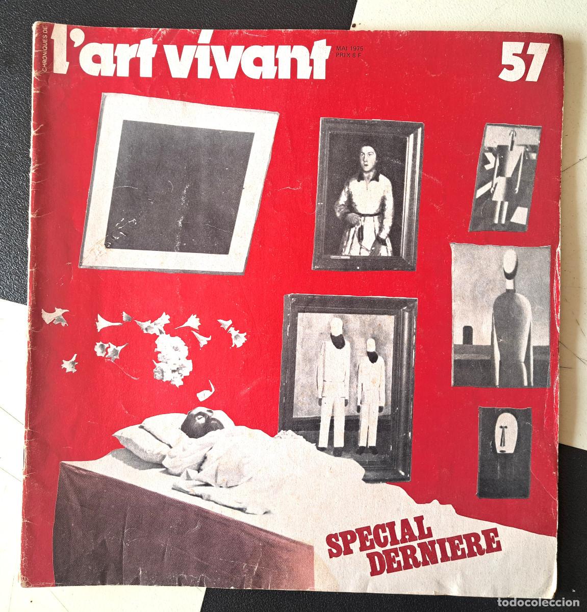 Collezionismo di Riviste e Giornali: REVISTA l'art vivant N&deg;57Mayo 1975 -DEBRE - VOSS - USA - MALEVITCH - NICO - VISCONTI