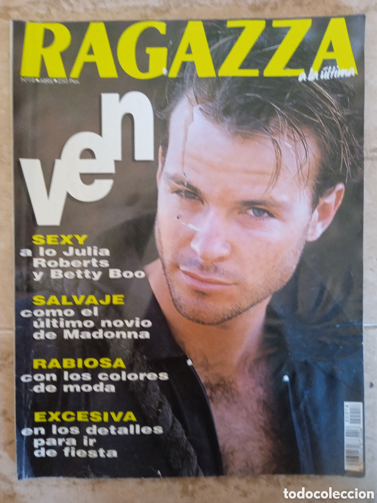 Coleccionismo de Revistas y Peri&oacute;dicos: Revista RAGAZZA n&deg;18 abril '91. Julia Roberts, Betty Boo, Heroes del Silencio