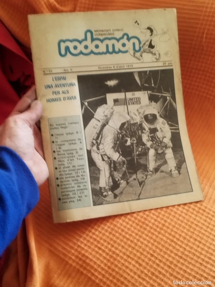 Coleccionismo de Revistas y Peri&oacute;dicos: Antigua revista Rodam&oacute;n N&ordm; 53 Any II, publicada el 6 de abril de 1975 en Catalu&ntilde;a.