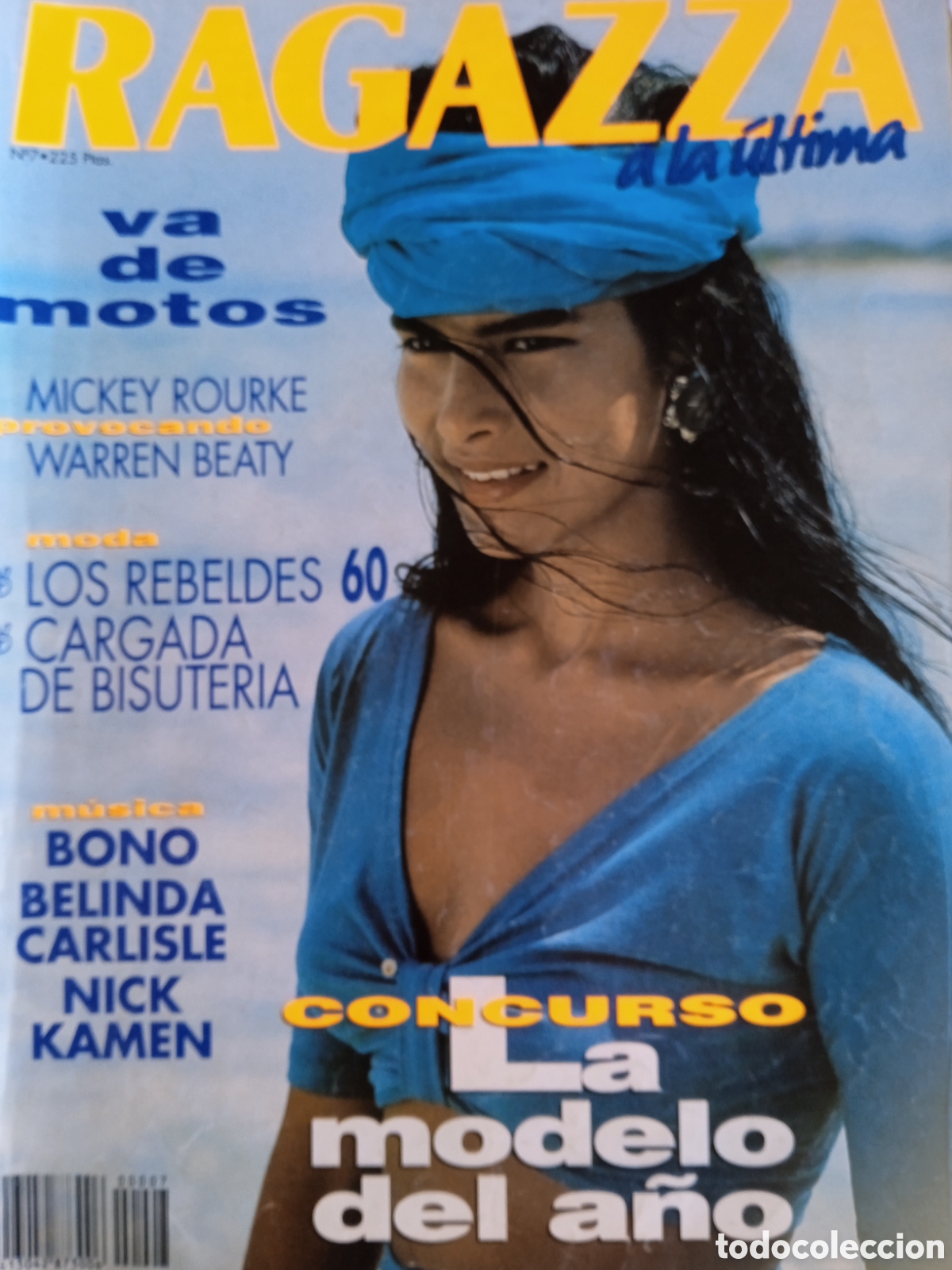 Coleccionismo de Revistas y Peri&oacute;dicos: Ragazza 7 mayo 1990 Mickey Rourke Grace Kelly Cecilia Boucourt