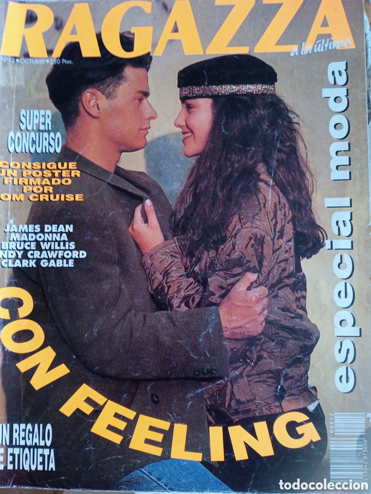 Coleccionismo de Revistas y Peri&oacute;dicos: Ragazza 12 octubre 1990 Cindy Crawfort Madonna