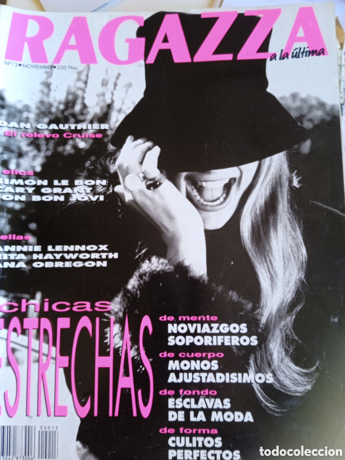 Coleccionismo de Revistas y Peri&oacute;dicos: Ragazza 13 noviembre 1990 Ana Obreg&oacute;n Yasmin y Simon Le Bon Annie Lenox