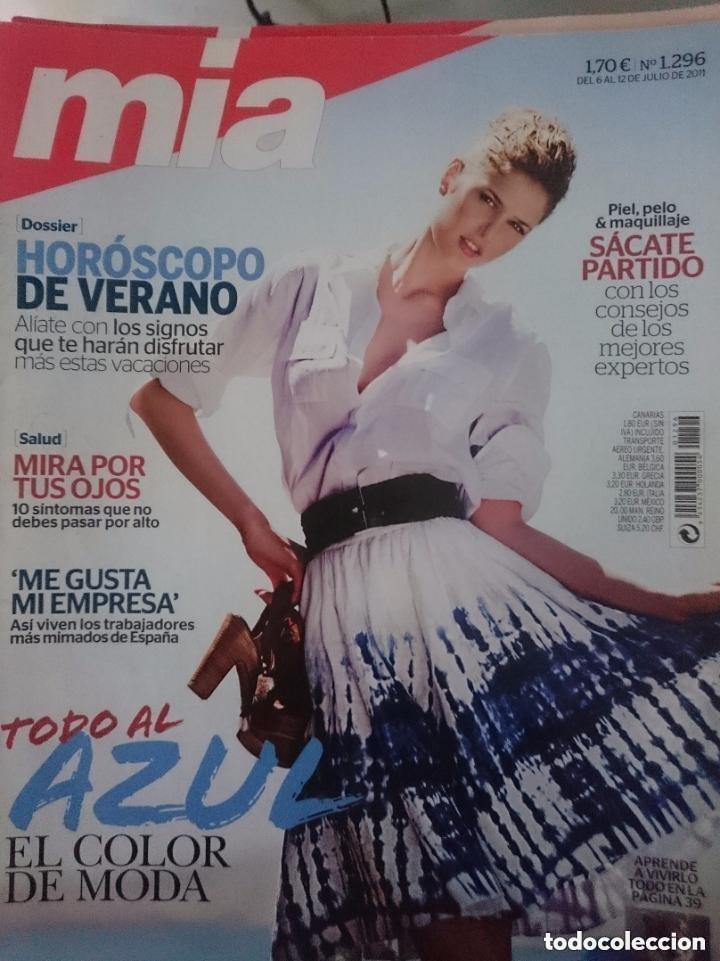 Coleccionismo de Revistas y Peri&oacute;dicos: MIA - N 1.296 - DEL 6 AL 12 JULIO 2011 -CON PUBLICIDAD DE LA EPOCA-NOTICIAS-ETC