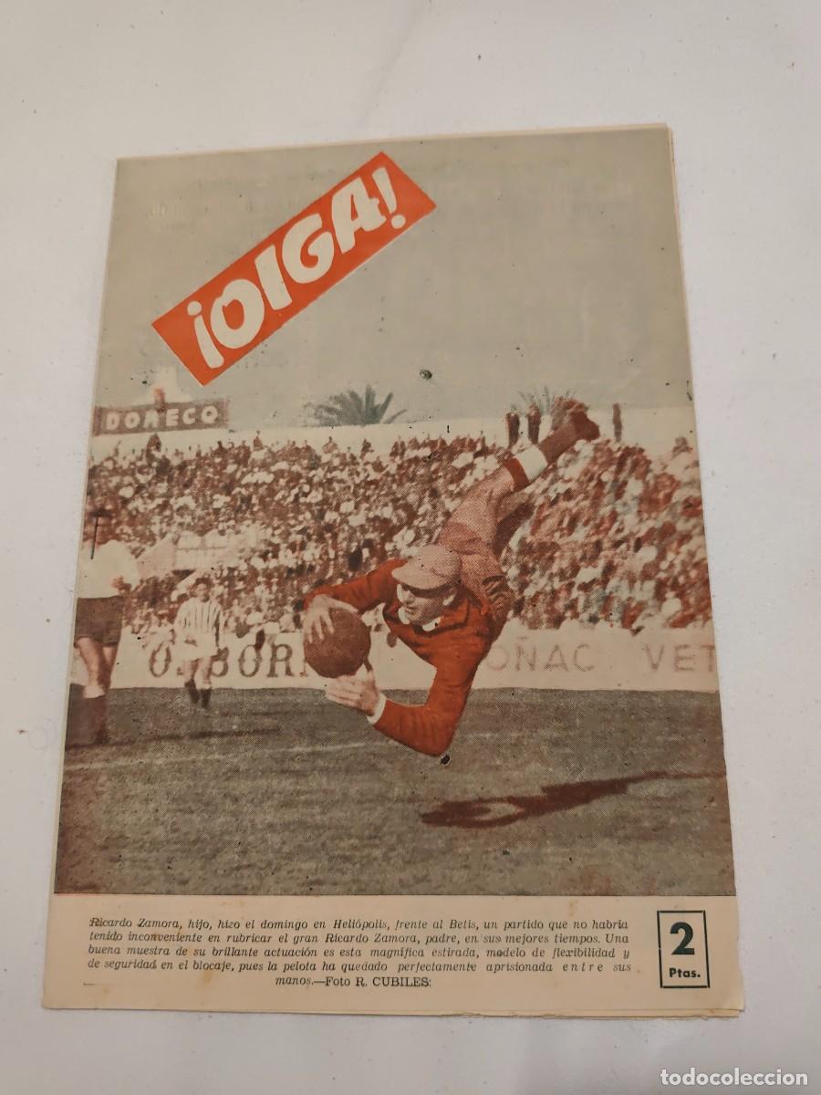 Coleccionismo de Revistas y Peri&oacute;dicos: Oiga. 6 marzo 1956. Ricardo Zamora hijo