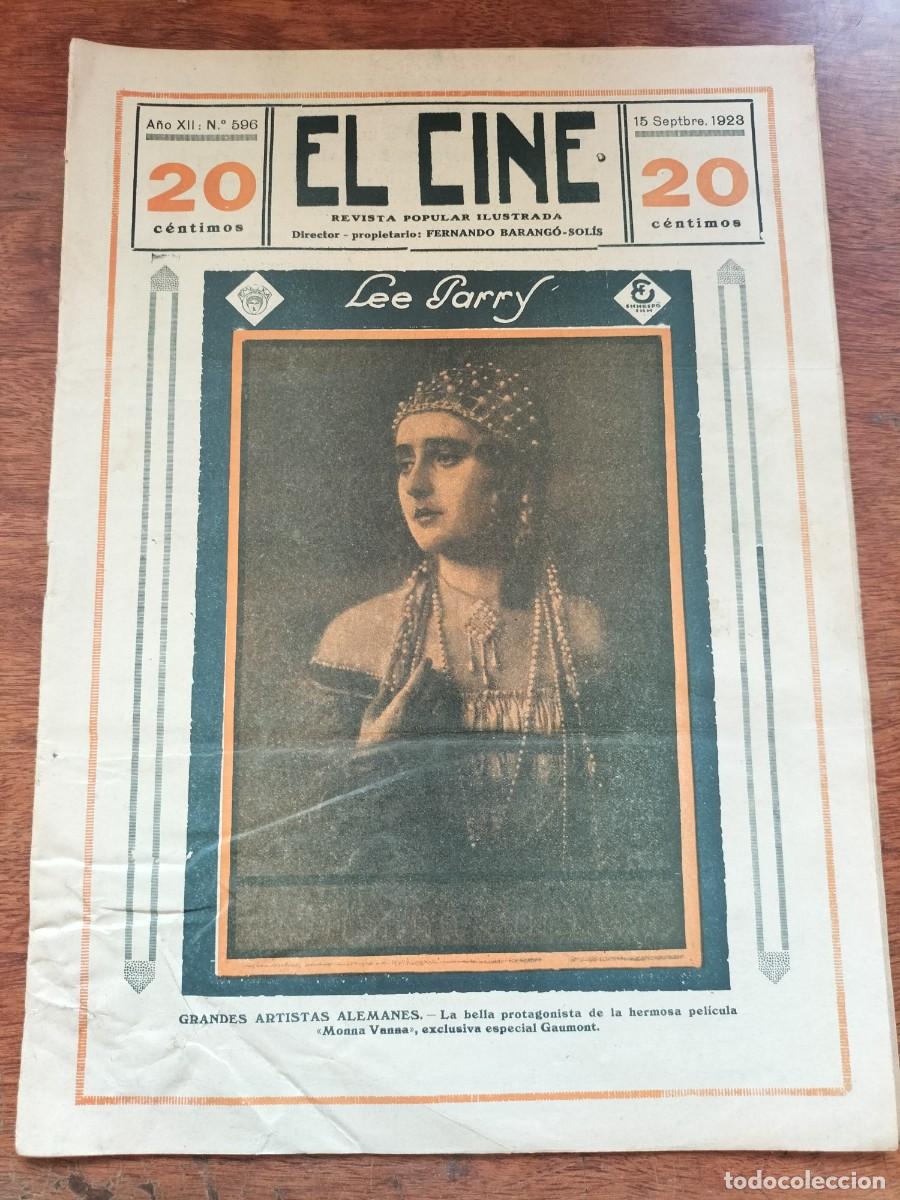 Coleccionismo de Revistas y Peri&oacute;dicos: EL CINE REVISTA POPULAR ILUSTRADA A&Ntilde;O 1923 N&deg; 596 PELICULA ESPOSAS FRIVOLAS SALVADOR SIERRA PEPITA R