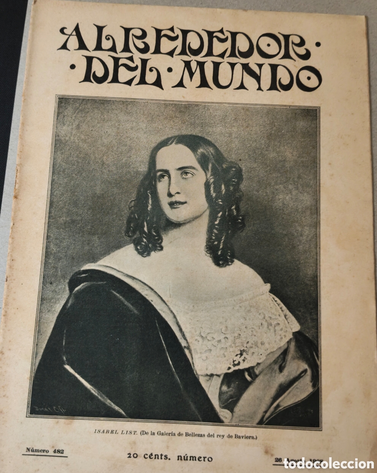 Coleccionismo de Revistas y Peri&oacute;dicos: REVISTA ALREREDOR DEL MUNDO 1908