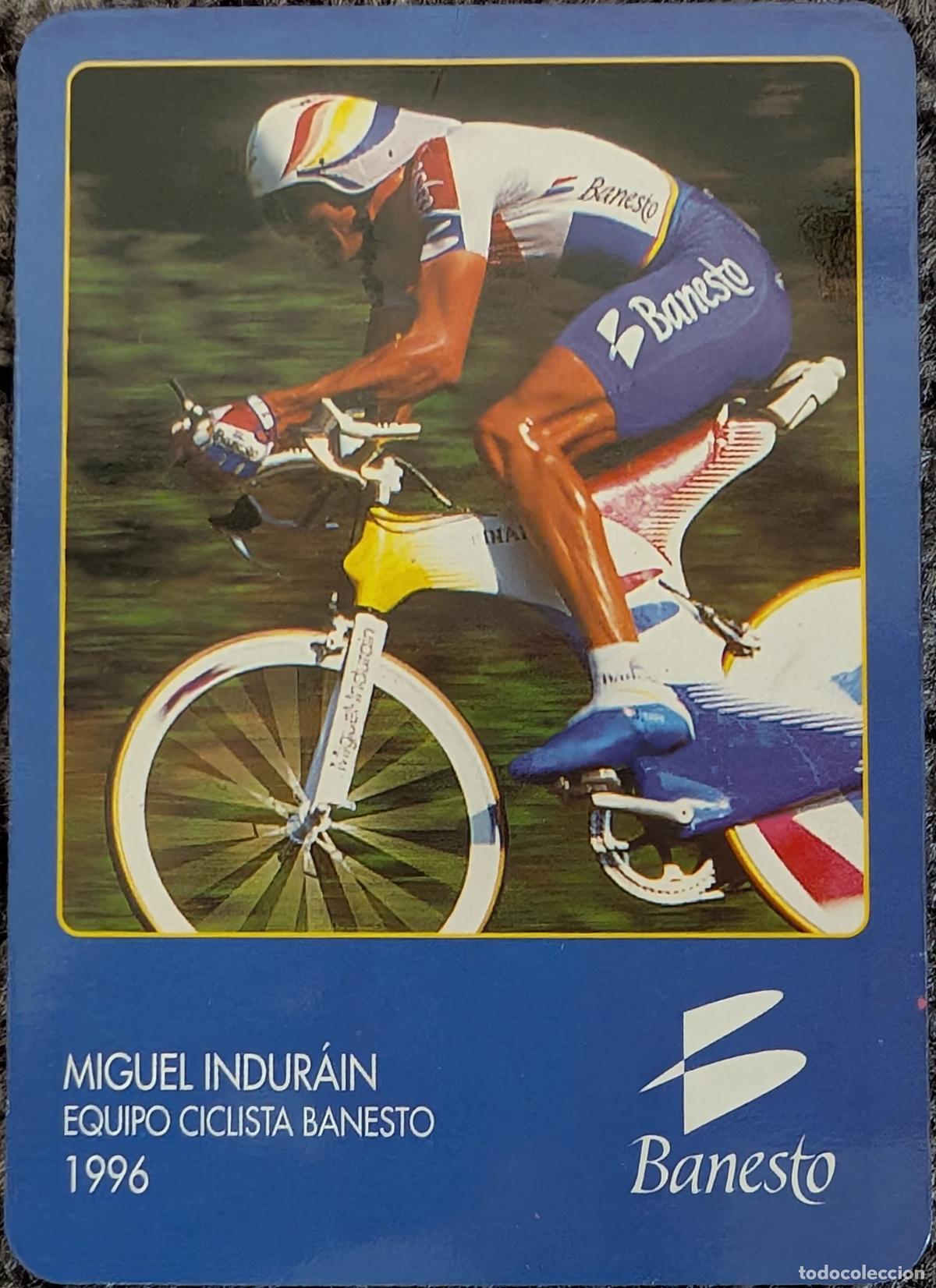 Coleccionismo de Revistas y Peri&oacute;dicos: Miguel Indurain - Calendario de bolsillo - Banesto (1996)