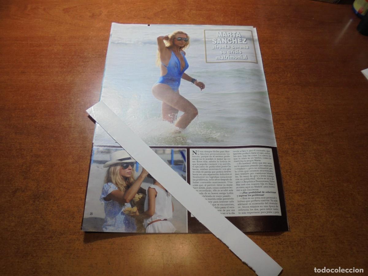 Coleccionismo de Revistas y Peri&oacute;dicos: CLIPPING MARTA S&Aacute;NCHEZ / BORJA THYSSEN Y BLANCA CUESTA