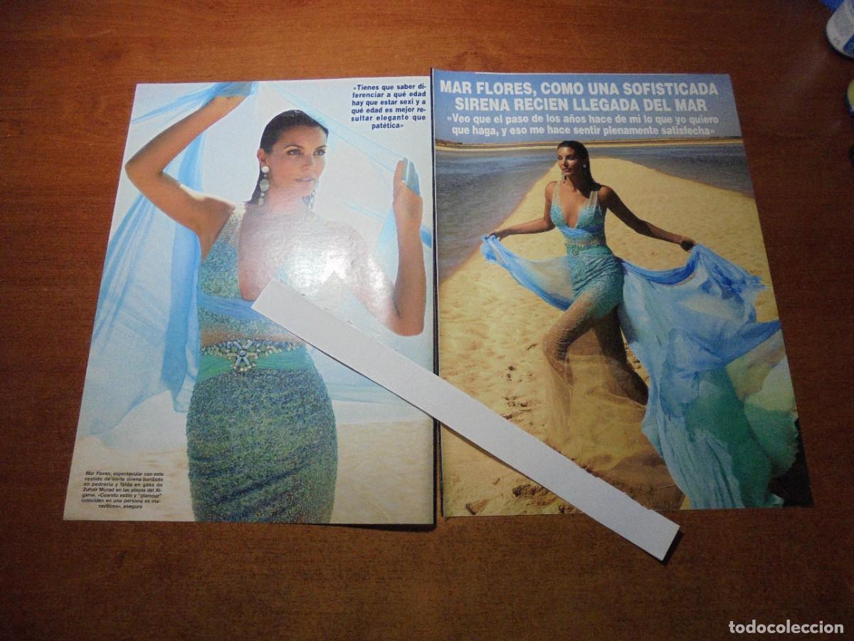 Coleccionismo de Revistas y Peri&oacute;dicos: CLIPPING 2010: MAR FLORES, ENTREVISTA Y REPORTAJE GR&Aacute;FICO.