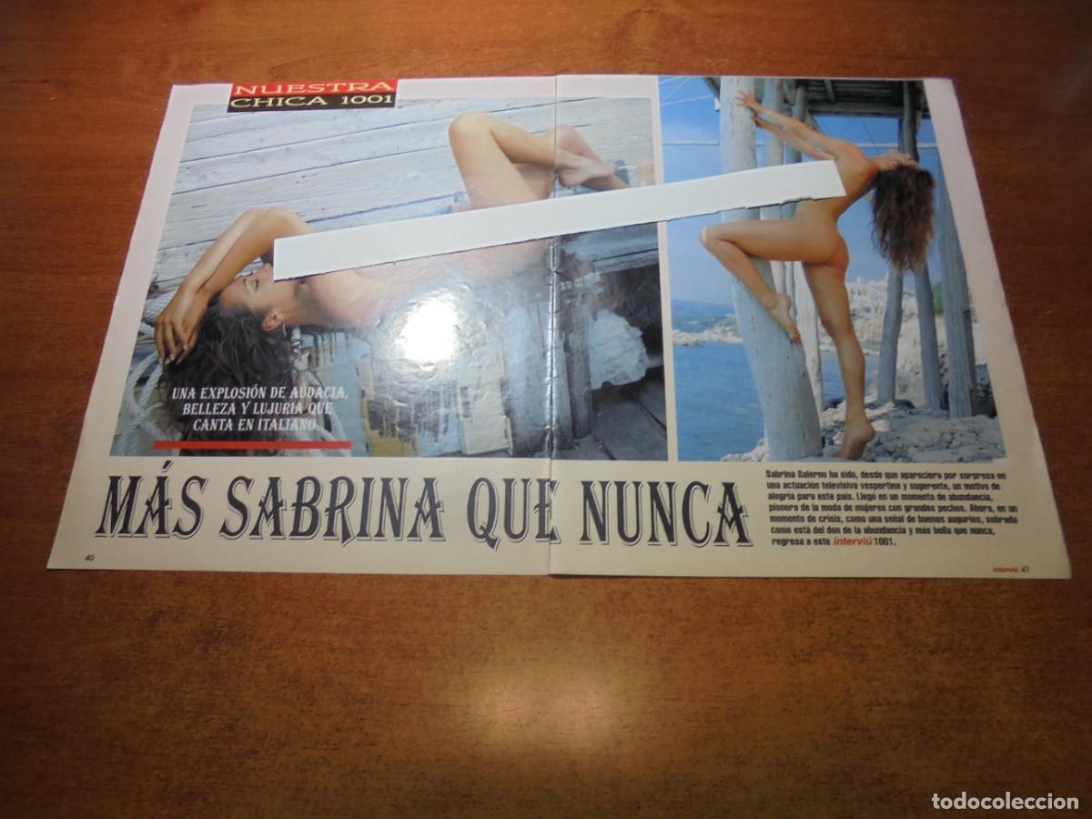 Coleccionismo de Revistas y Peri&oacute;dicos: CLIPPING 1995: SABRINA SALERNO, REPORTAJE GR&Aacute;FICO.