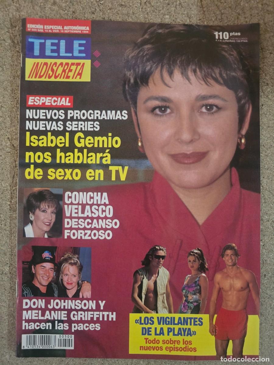 Coleccionismo de Revistas y Peri&oacute;dicos: Revista Tele Indiscreta 500