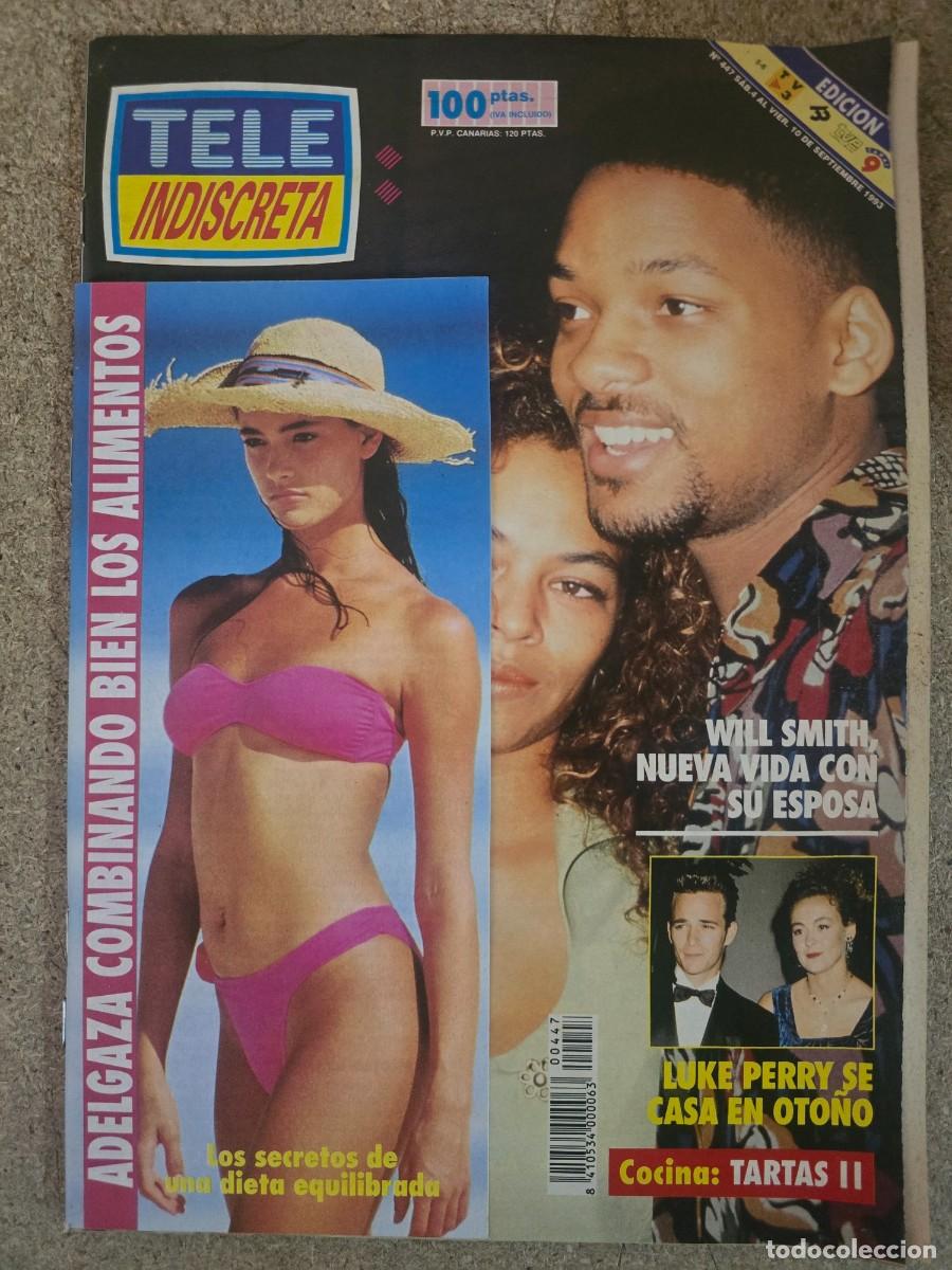 Coleccionismo de Revistas y Peri&oacute;dicos: Revista Tele Indiscreta 447 Will Smith