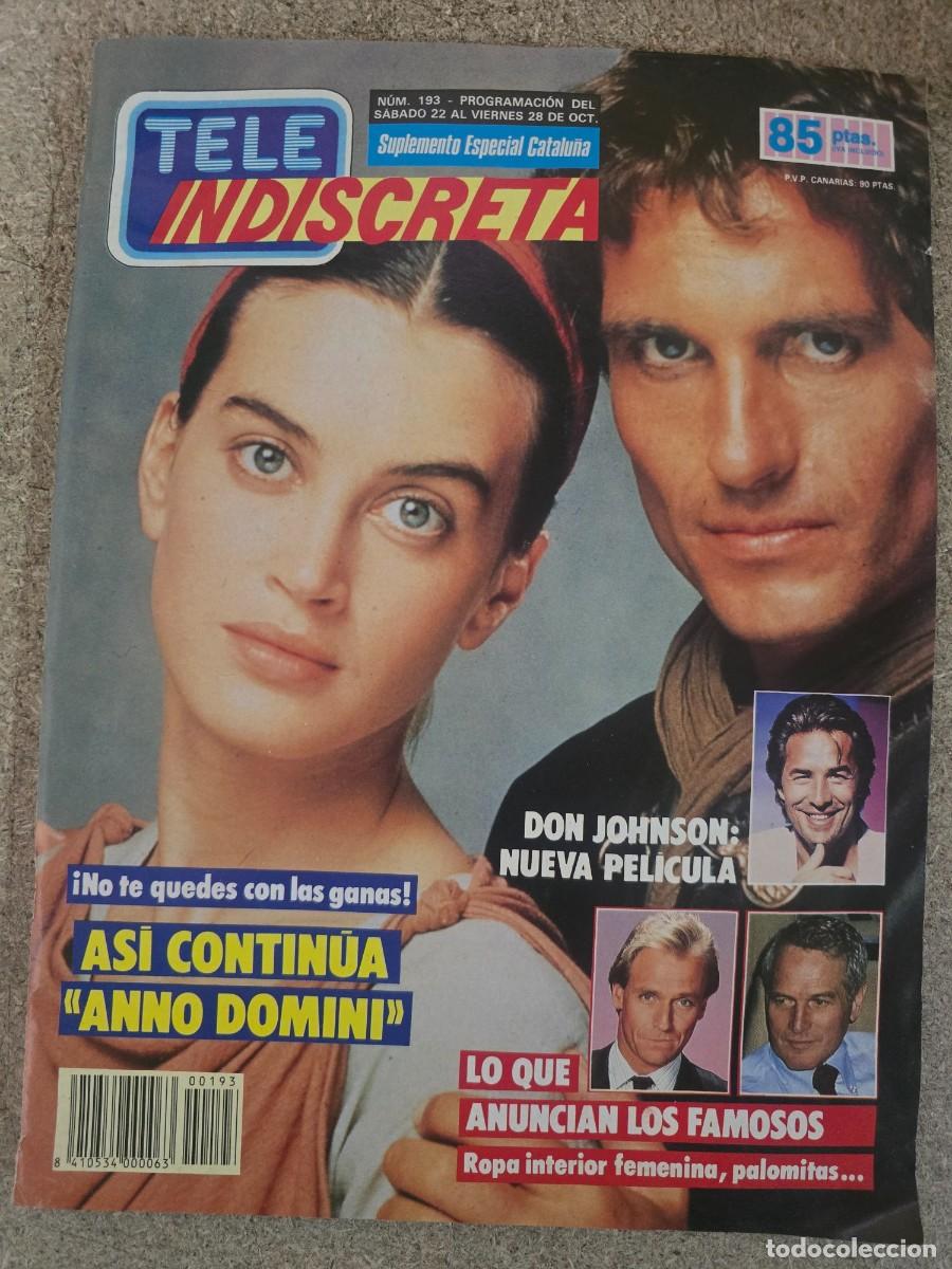 Coleccionismo de Revistas y Peri&oacute;dicos: Revista Tele Indiscreta 193