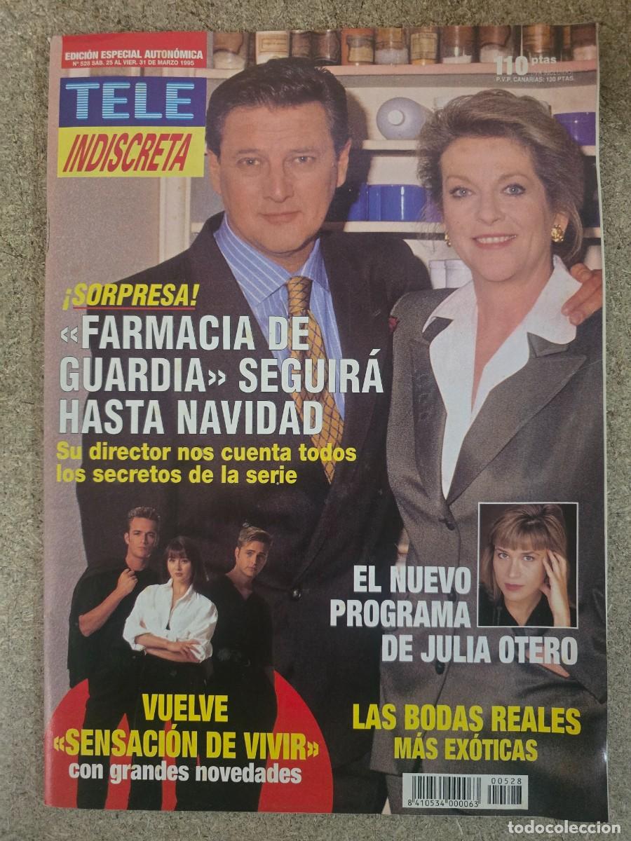 Coleccionismo de Revistas y Peri&oacute;dicos: Revista Tele Indiscreta 528 Farmacia de Guardia