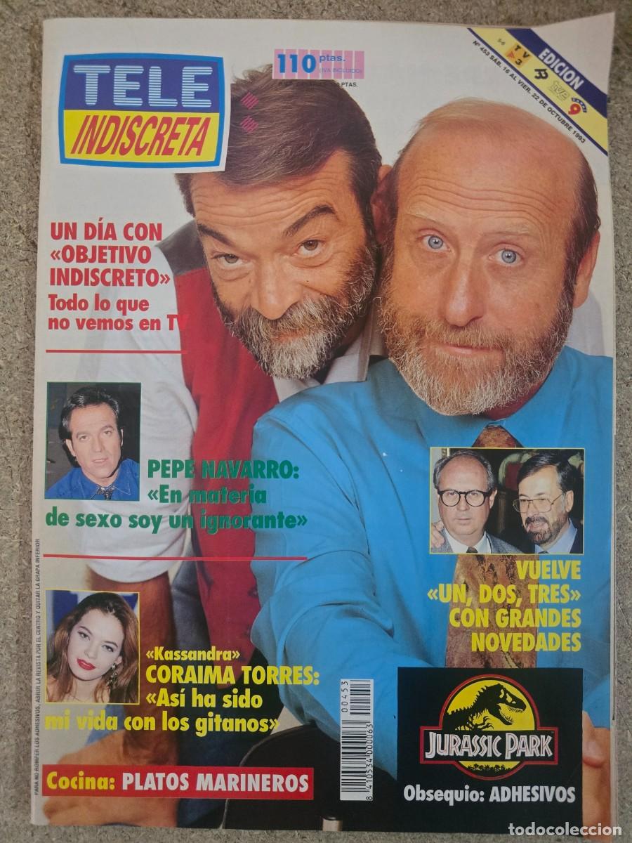 Coleccionismo de Revistas y Peri&oacute;dicos: Revista Tele Indiscreta 453