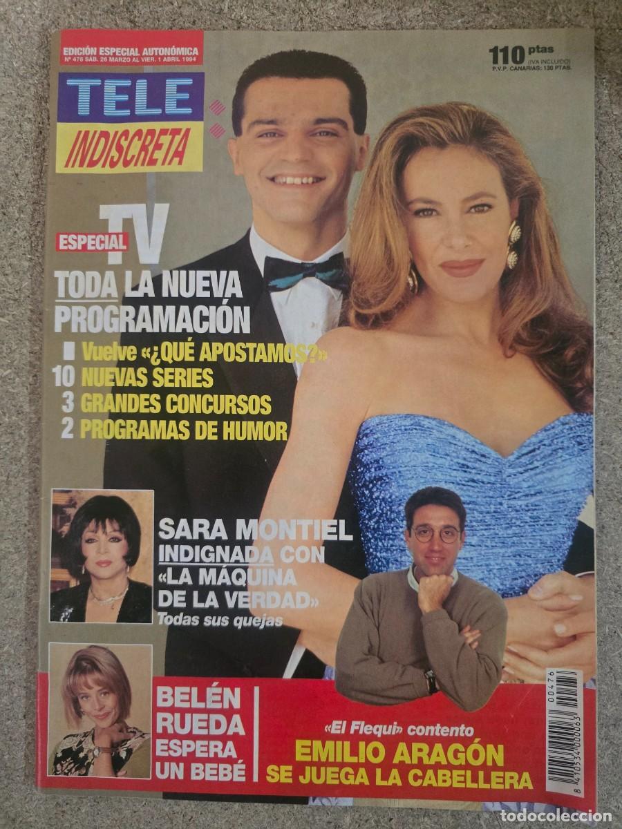 Coleccionismo de Revistas y Peri&oacute;dicos: Revista Tele Indiscreta 476