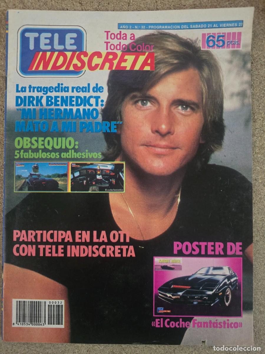 Coleccionismo de Revistas y Peri&oacute;dicos: Revista Tele Indiscreta 32 sin poster