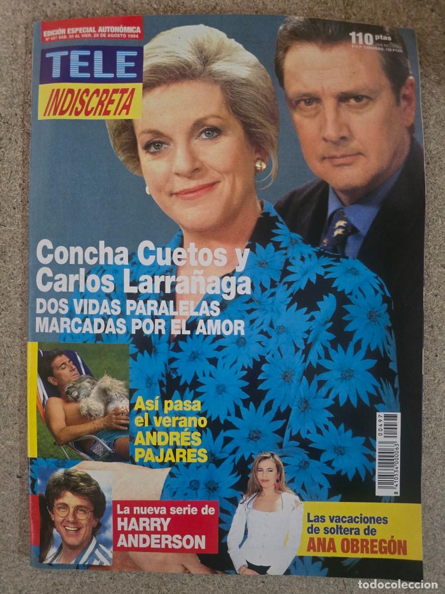 Coleccionismo de Revistas y Peri&oacute;dicos: Revista Tele Indiscreta 497