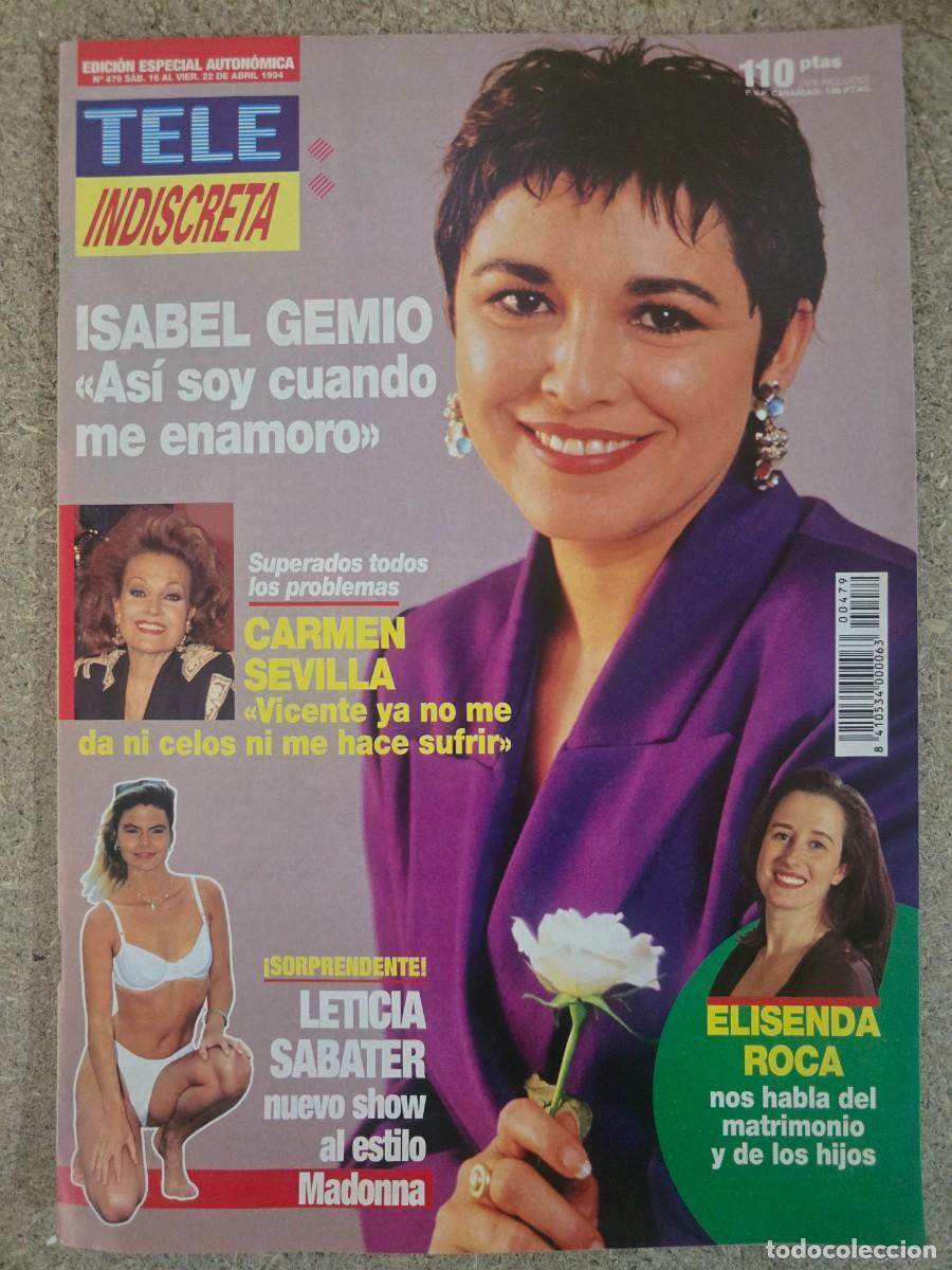 Coleccionismo de Revistas y Peri&oacute;dicos: Revista Tele Indiscreta 479