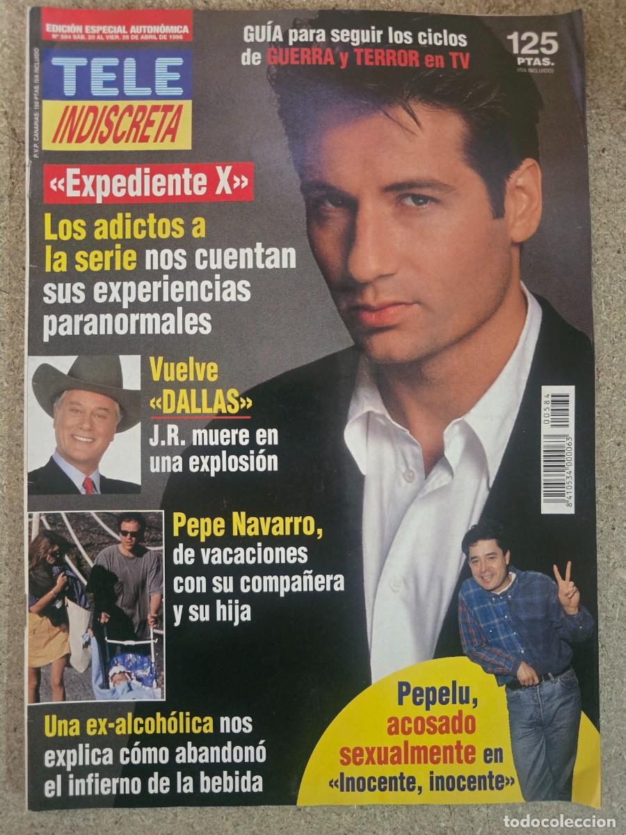 Sammeln von Zeitschriften und Zeitungen: Revista Tele Indiscreta 584 Expediente X