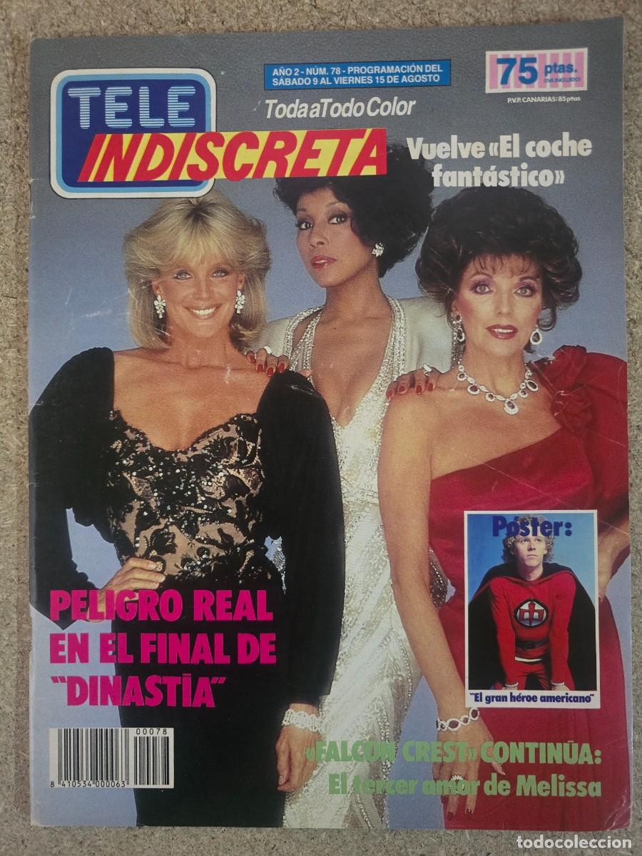 Coleccionismo de Revistas y Peri&oacute;dicos: Revista Tele Indiscreta 78 Dinastia