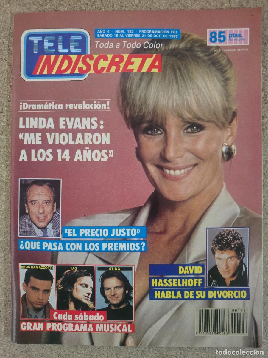 Coleccionismo de Revistas y Peri&oacute;dicos: Revista Tele Indiscreta 192