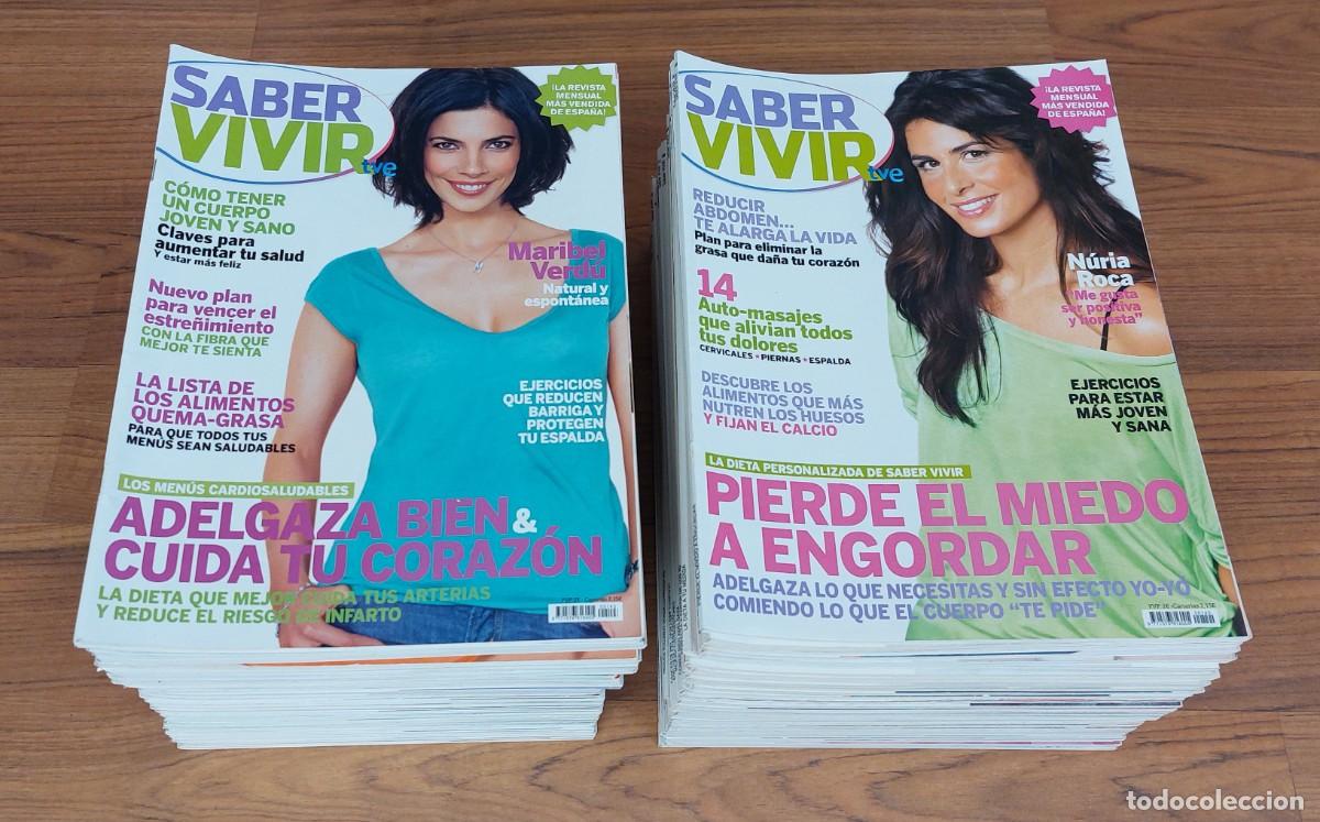 Coleccionismo de Revistas y Peri&oacute;dicos: LOTE 72 REVISTAS SABER VIVIR (NUEVAS)