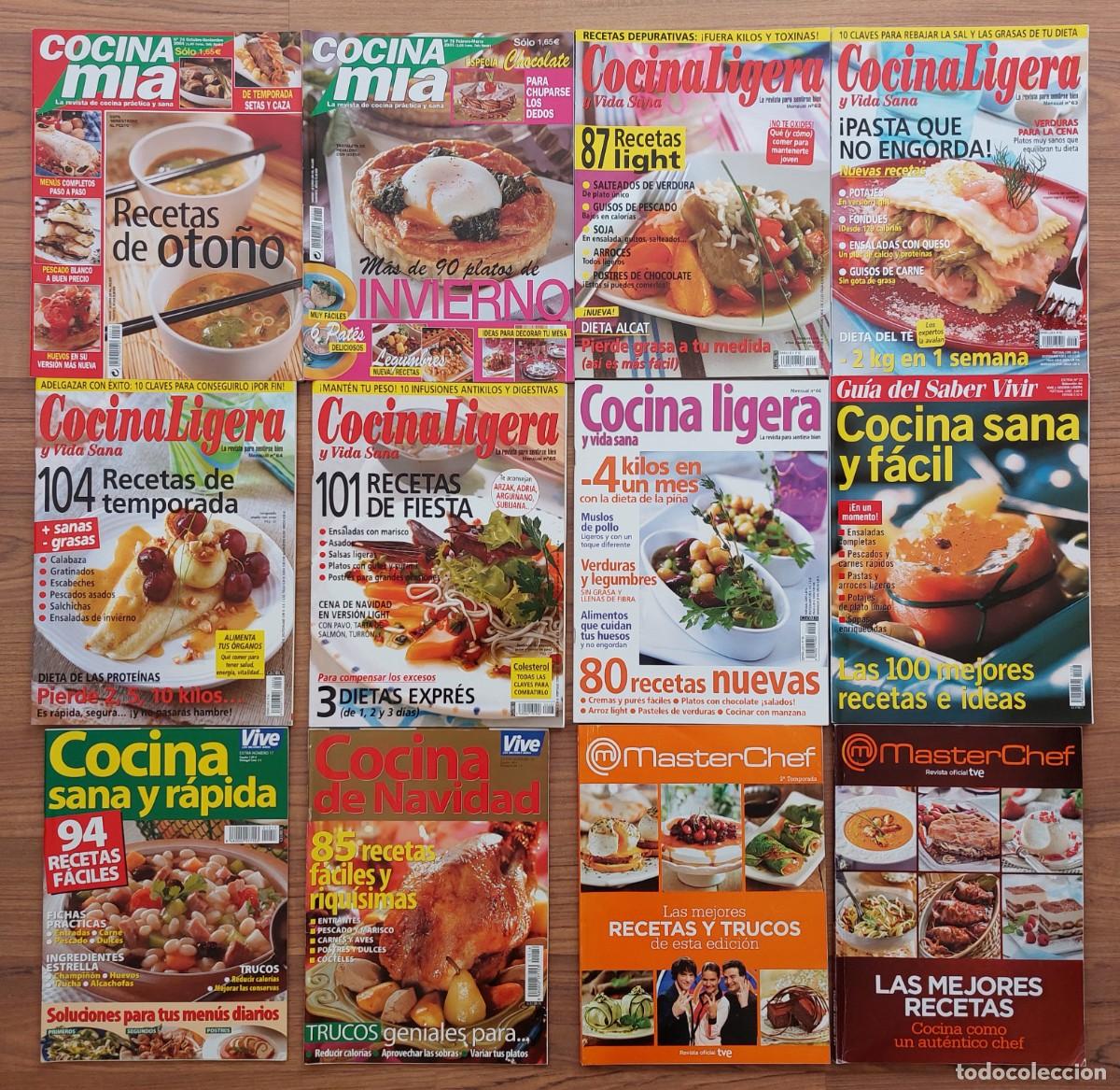 Coleccionismo de Revistas y Peri&oacute;dicos: LOTE 12 REVISTAS DE COCINA (NUEVAS)