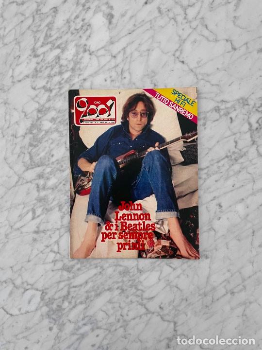 Coleccionismo de Revistas y Peri&oacute;dicos: CIAO 2001 - 1983 JOHN LENNON Y BEATLES, CARLO RAMBALDI, VAN HALEN, LINDA RONSTADT, MARSHALL CRENSHAW