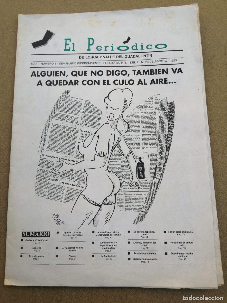 Coleccionismo de Revistas y Peri&oacute;dicos: EL PERIODICO DE LORCA Y VALLE DEL GUADALENTIN (NUMERO 1) EDITADO EN 1993