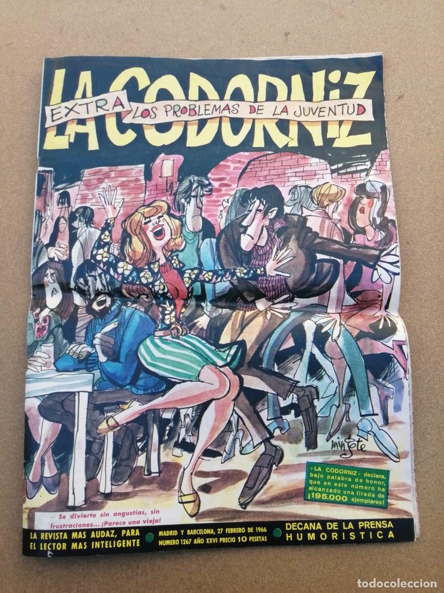 Coleccionismo de Revistas y Peri&oacute;dicos: LA CODORNIZ (NUMERO 1267) EXTRA, LOS PROBLEMAS DE LA JUVENTUD