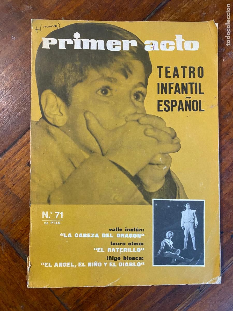 Coleccionismo de Revistas y Peri&oacute;dicos: PRIMER ACTO. NUM. 71. TEATRO INFANTIL ESPA&Ntilde;OL. - REVISTA