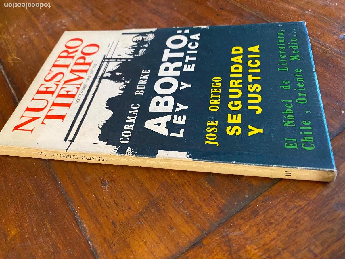 Coleccionismo de Revistas y Peri&oacute;dicos: NUESTRO TIEMPO, N&ordm; 233. 1973