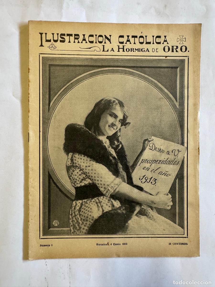 Coleccionismo de Revistas y Peri&oacute;dicos: Revista La Hormiga de Oro, A&ntilde;o 1913, Valencia, Cuenca, Sevilla