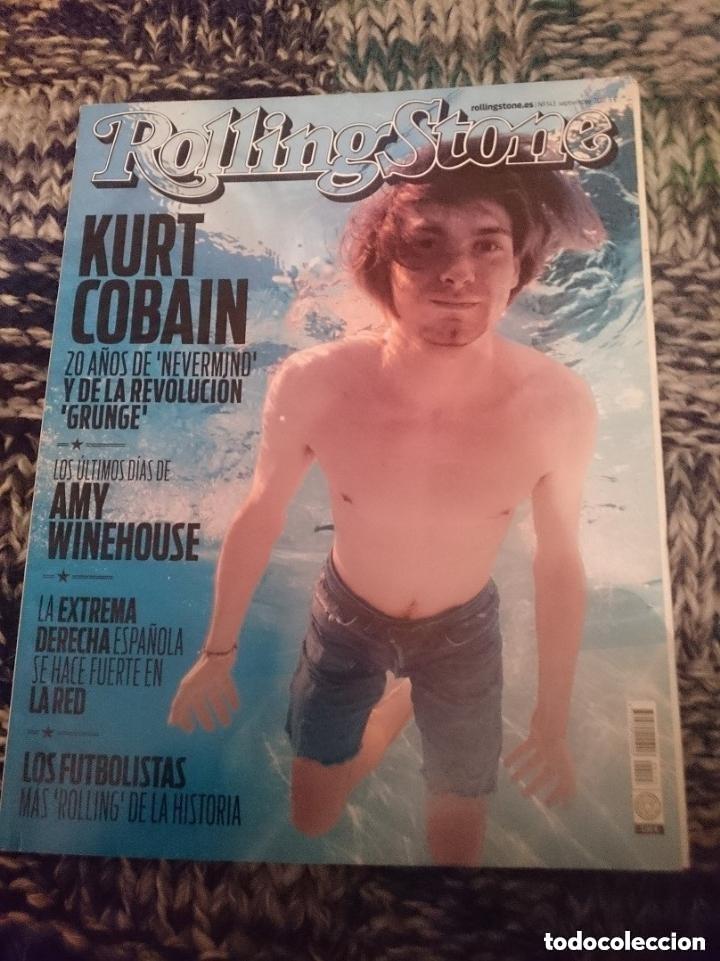 Collectionnisme de Revues et Journaux: ROLLING STONES -N 143 SEPTIEMBRE 2011 -ESPECIAL KURT COBAIN -20 A&Ntilde;OS NEVERMIND Y REVOLUCION GRUNGE