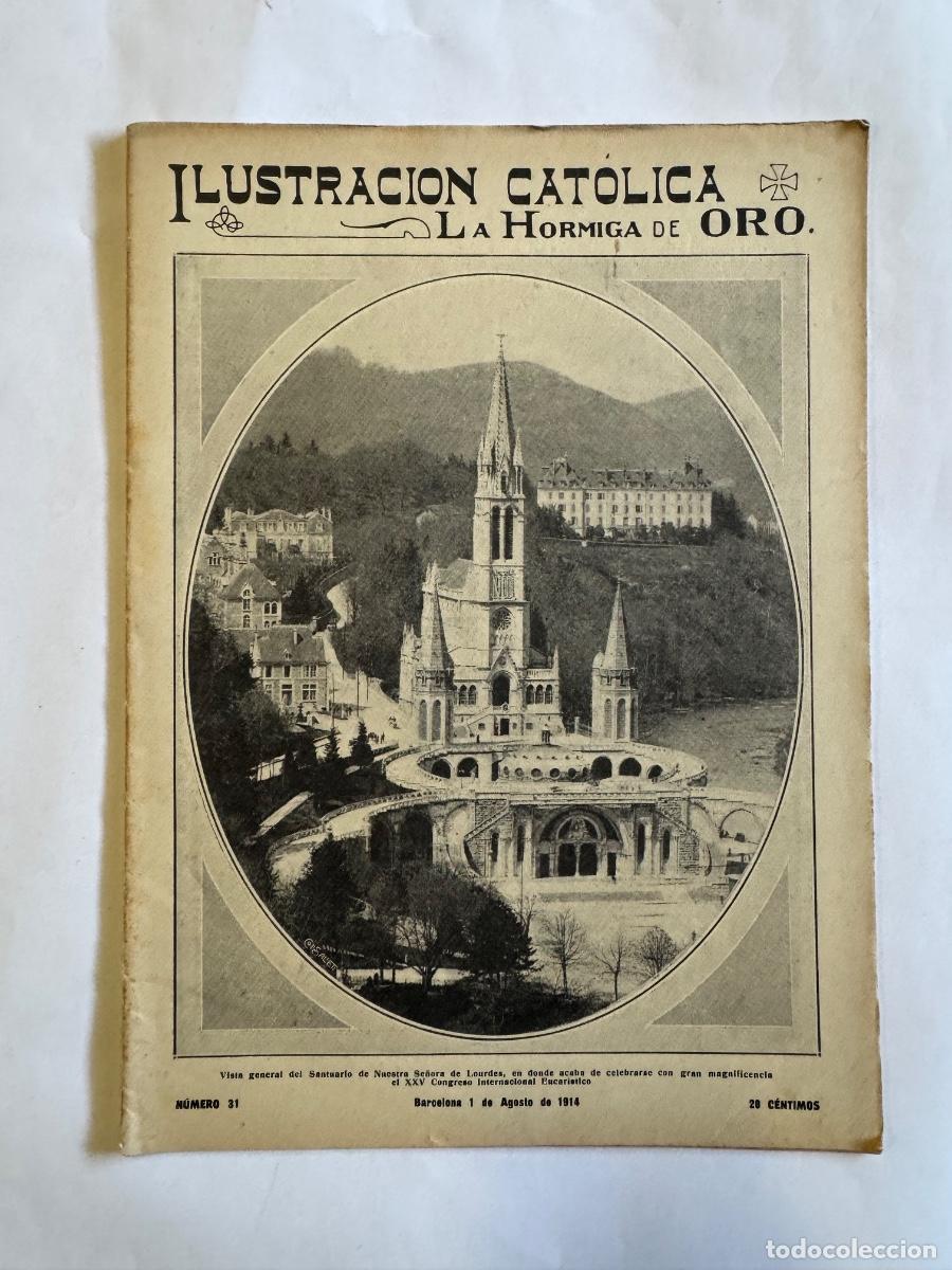 Coleccionismo de Revistas y Peri&oacute;dicos: Revista La Hormiga de Oro, A&ntilde;o 1914, Lourdes