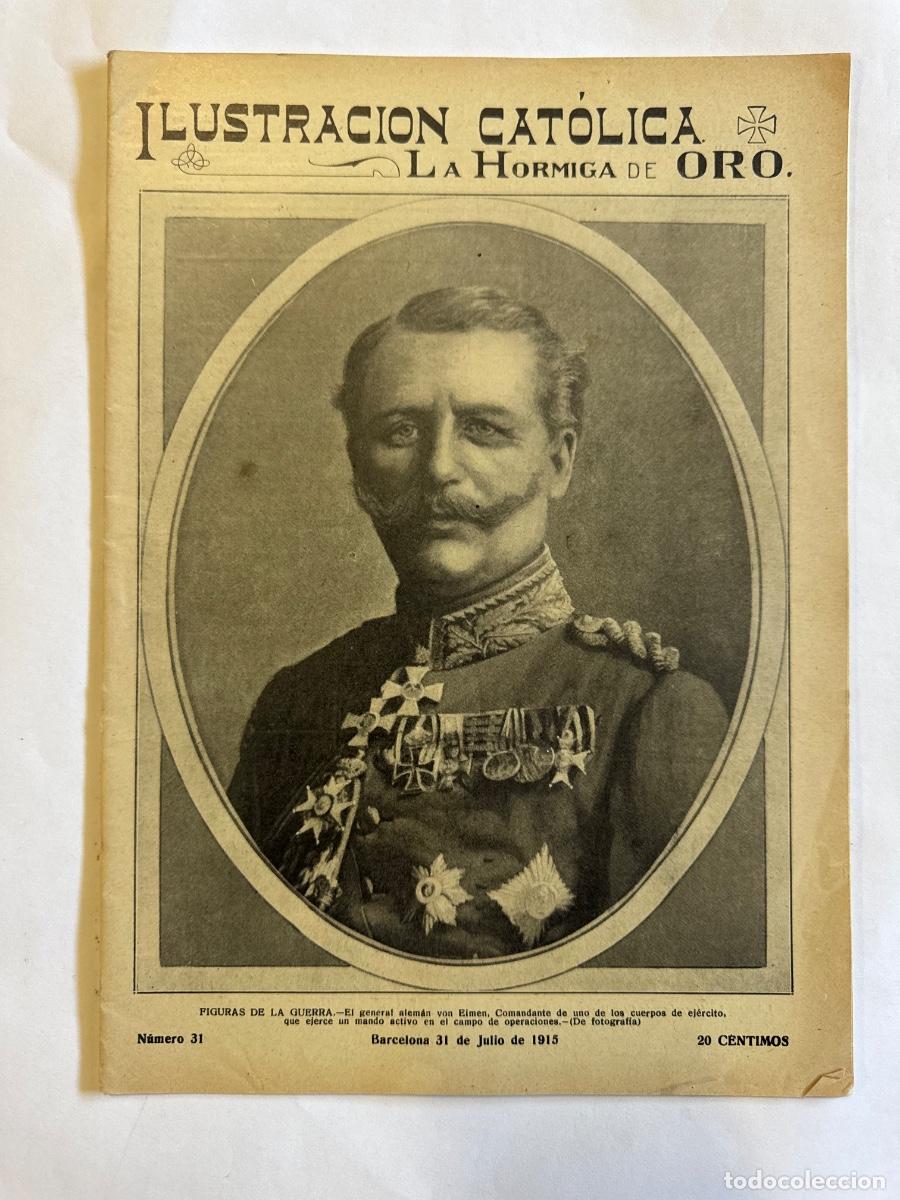 Coleccionismo de Revistas y Peri&oacute;dicos: Revista La Hormiga de Oro, A&ntilde;o 1915, Valencia, Malaga, Huesca